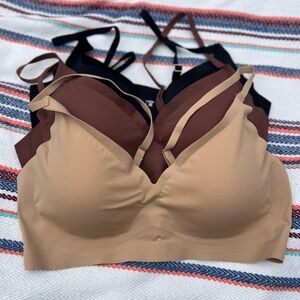 3Pcs Seamless Bra set